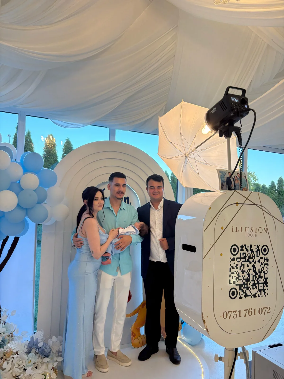 Cabina Foto IllusionBooth la botez
