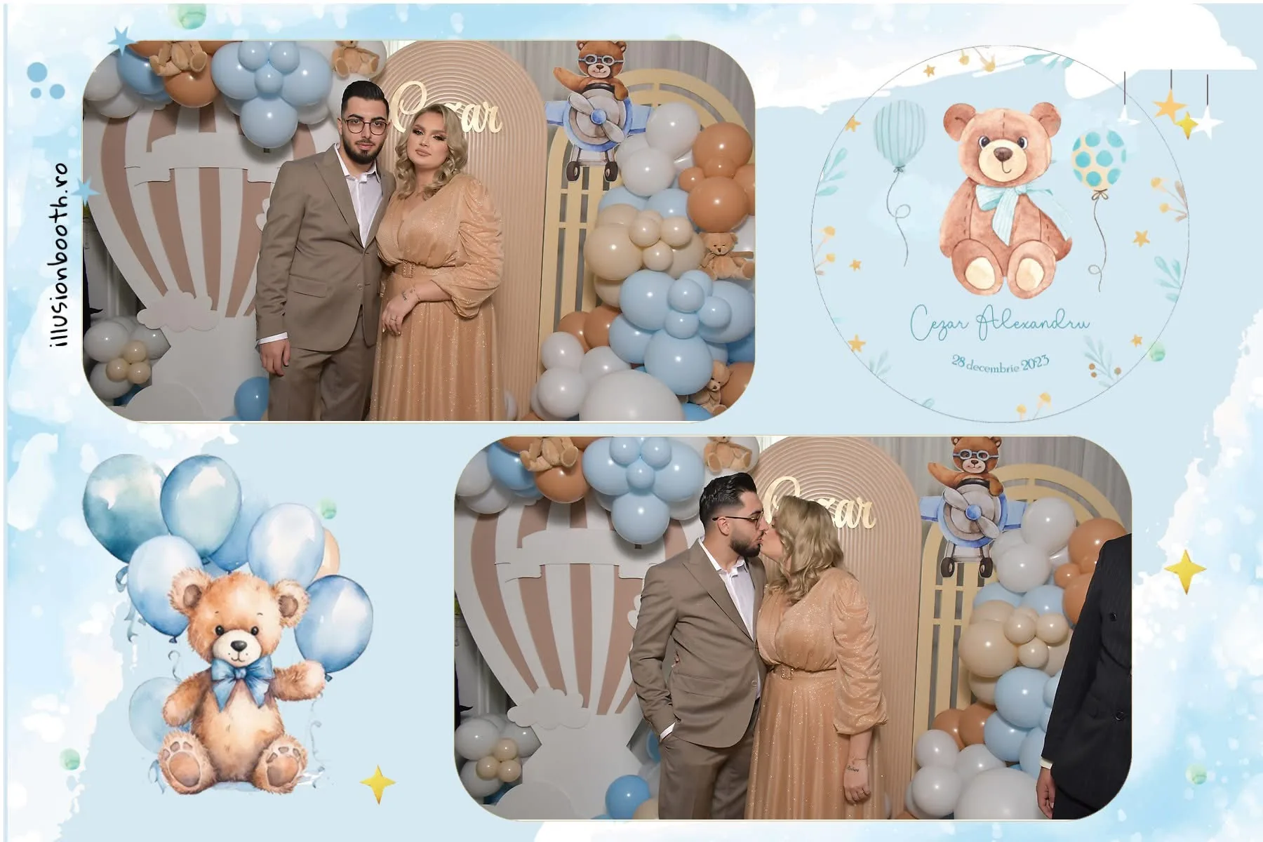 Cabina Foto IllusionBooth - template botez